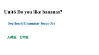 初中英语人教新目标 (Go for it) 版七年级上册Unit 6 Do you like bananas?Section A图文课件ppt