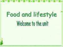 初中英语Unit 6 Food and lifestyle背景图ppt课件