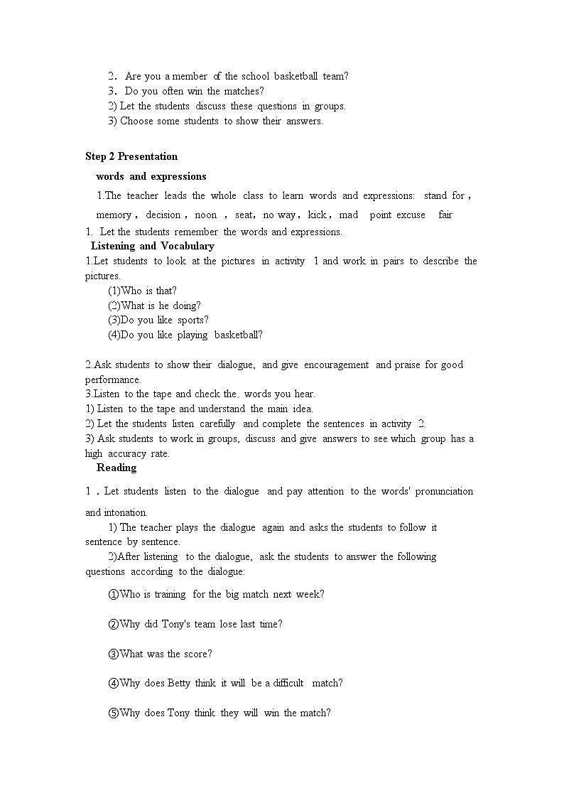 外研版英语九上M8 Unit 1 Daming wasn’t chosen for the team last time.课件PPT+教案+练习02