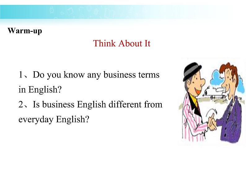 冀教版八年级下册英语《Business English》Buying and Selling PPT课件02