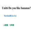 人教新目标英语七年级上册Unit 6 Do you like bananas_ Section B (1a -1e) 课件+ 音频