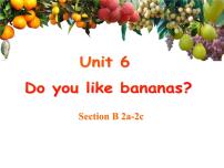 人教新目标 (Go for it) 版Unit 6 Do you like bananas?Section B教案配套课件ppt