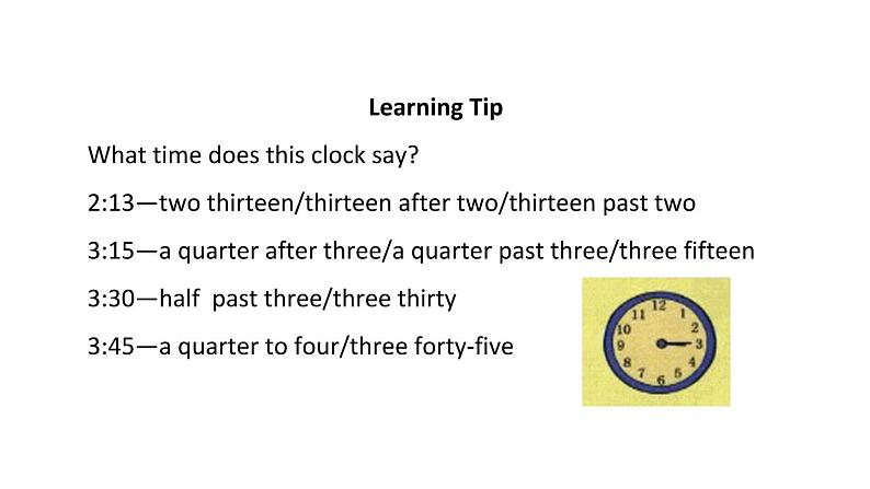 Lesson7Don 'tBeLateforClass！课件2021-2022学年冀教版英语八年级上册第7页