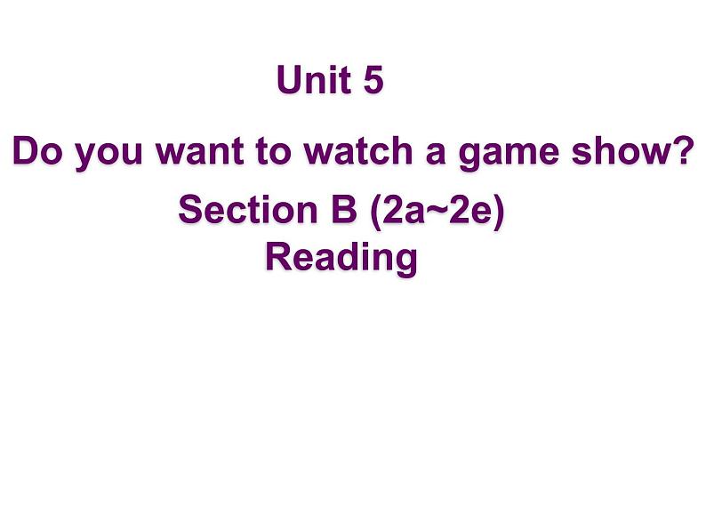 2021-2022学年人教版八年级上册英语Unit5SectionB(2a_2e)课件第2页