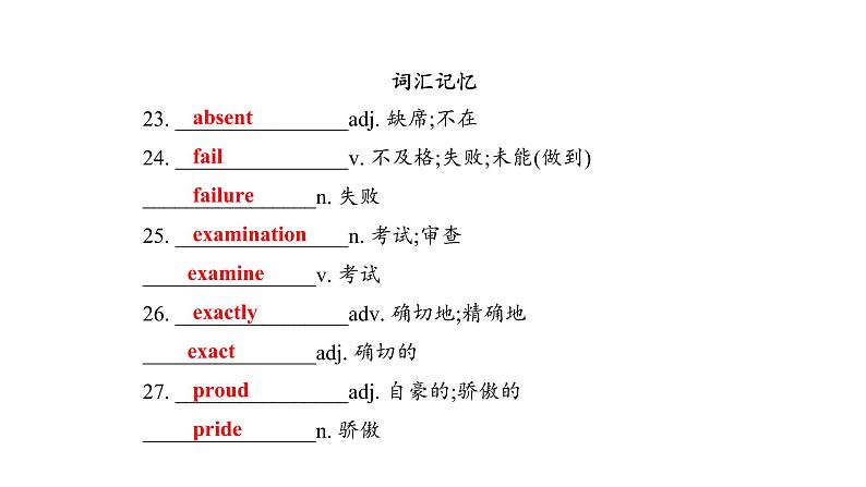 人教版九年级英语上册期中考试复习 Unit4单元课件06