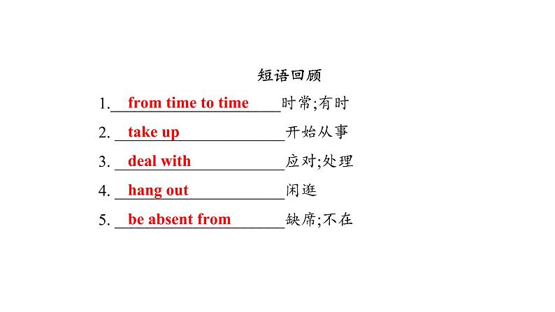 人教版九年级英语上册期中考试复习 Unit4单元课件07
