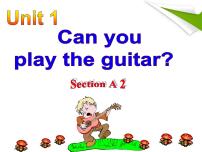 2020-2021学年Unit 1 Can you play the guitar?综合与测试课前预习课件ppt