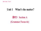 人教版八年级上册英语 Unit1课时3 Section A (Grammar Focus-4c) 习题课件