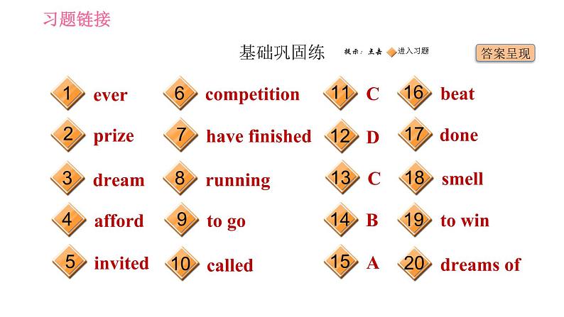 外研版八年级上册英语 Module2 习题课件02