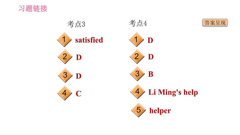 外研版八年级上册英语 Module5 易错考点专练 习题课件第3页