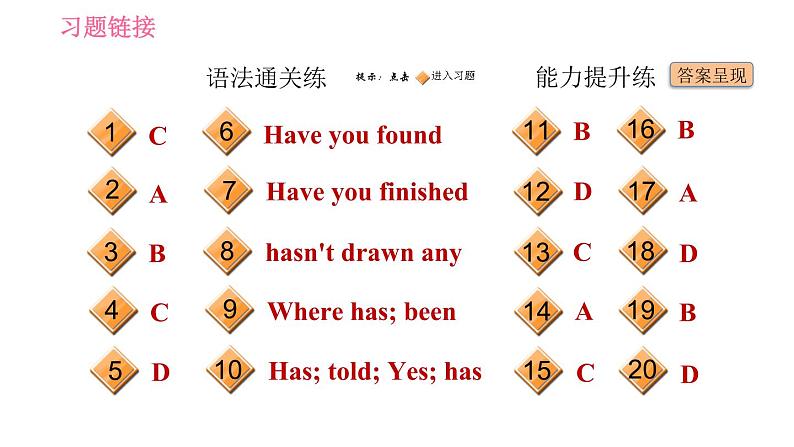 外研版八年级上册英语 Module3 Unit 3 Language in use 习题课件第2页