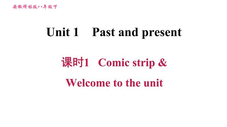 译林版八年级上册英语 Unit1 课时1 Comic strip & Welcome to the unit 习题课件01