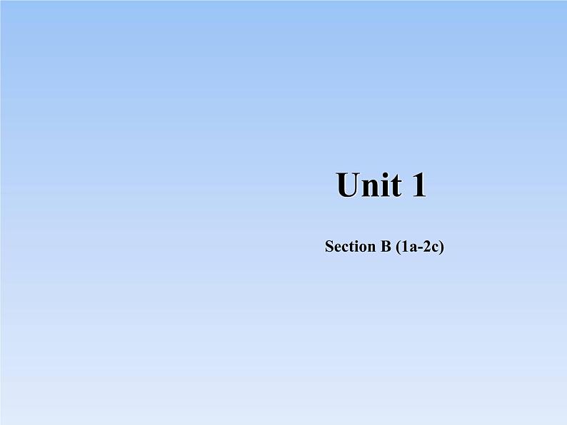 人教版英语九年级下册 Unit 1 课件01