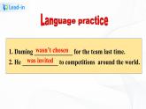 外研版英語九上M8 Unit 3 Language in use 課件PPT+教案+練習(xí)