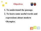 初中英语冀教版八年级下册《Modern Olympics》PPT课件PPT