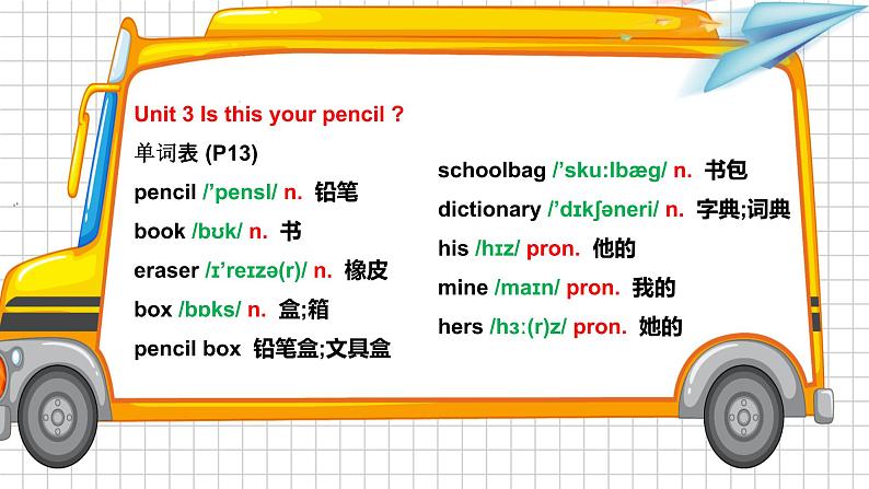 人教版七上Unit 3 Section A 词汇精讲课件PPT第3页