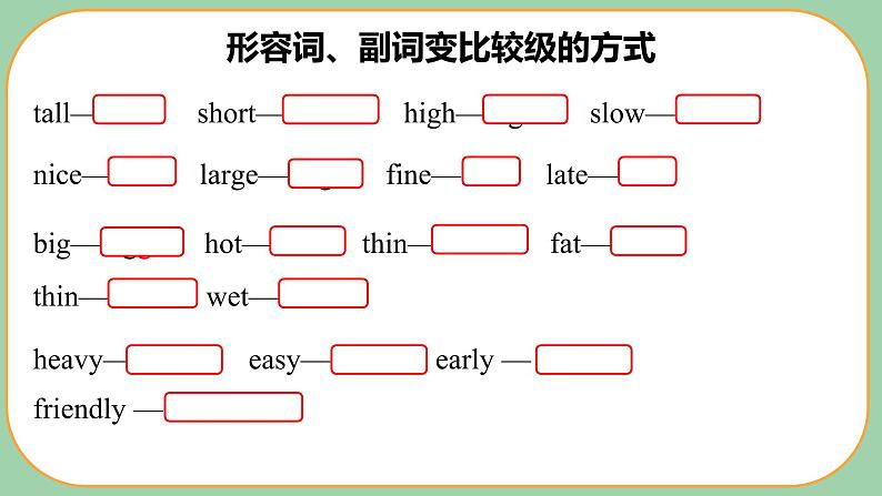 Unit 3 I'm more outgoing than my sister Section A Grammar Focus课件2021-2022学年人教版八年级英语上册07