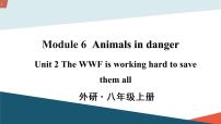 英语八年级上册Module 6  Animals in danger.Unit 2 The WWF is working hard to save them all.课文配套ppt课件