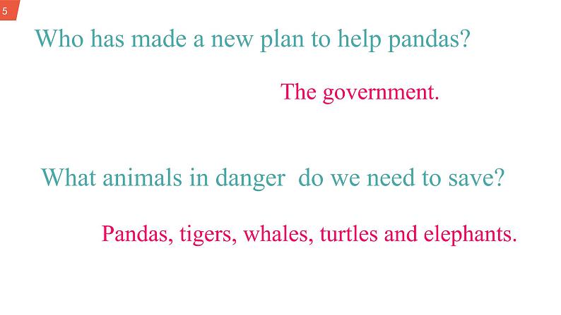初中英语 外研（新标准）版 八年级上册Module 6 Unit 2 The WWF is working hard to save them all课件+教案+同步练习（含答案）05