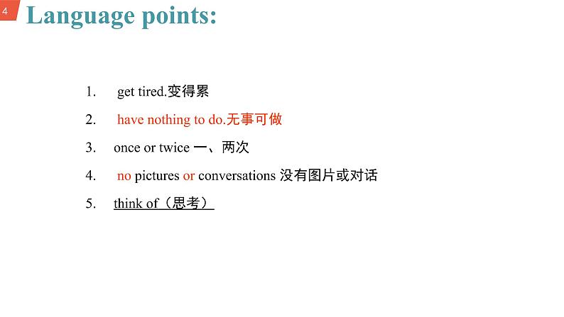 初中英语 外研（新标准）版 八年级上册 Module 7 A famous story Unit 2 She was thinking about her cat课件+教案+同步练习（含答案）04