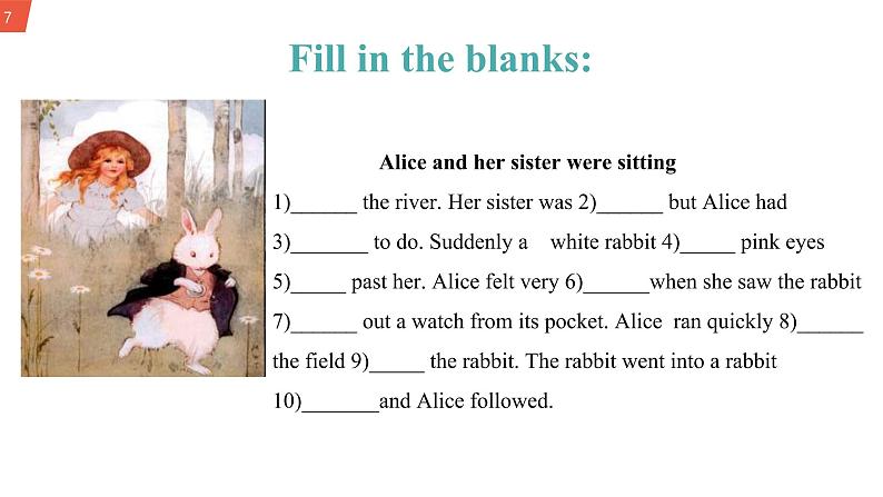 初中英语 外研（新标准）版 八年级上册 Module 7 A famous story Unit 2 She was thinking about her cat课件+教案+同步练习（含答案）07