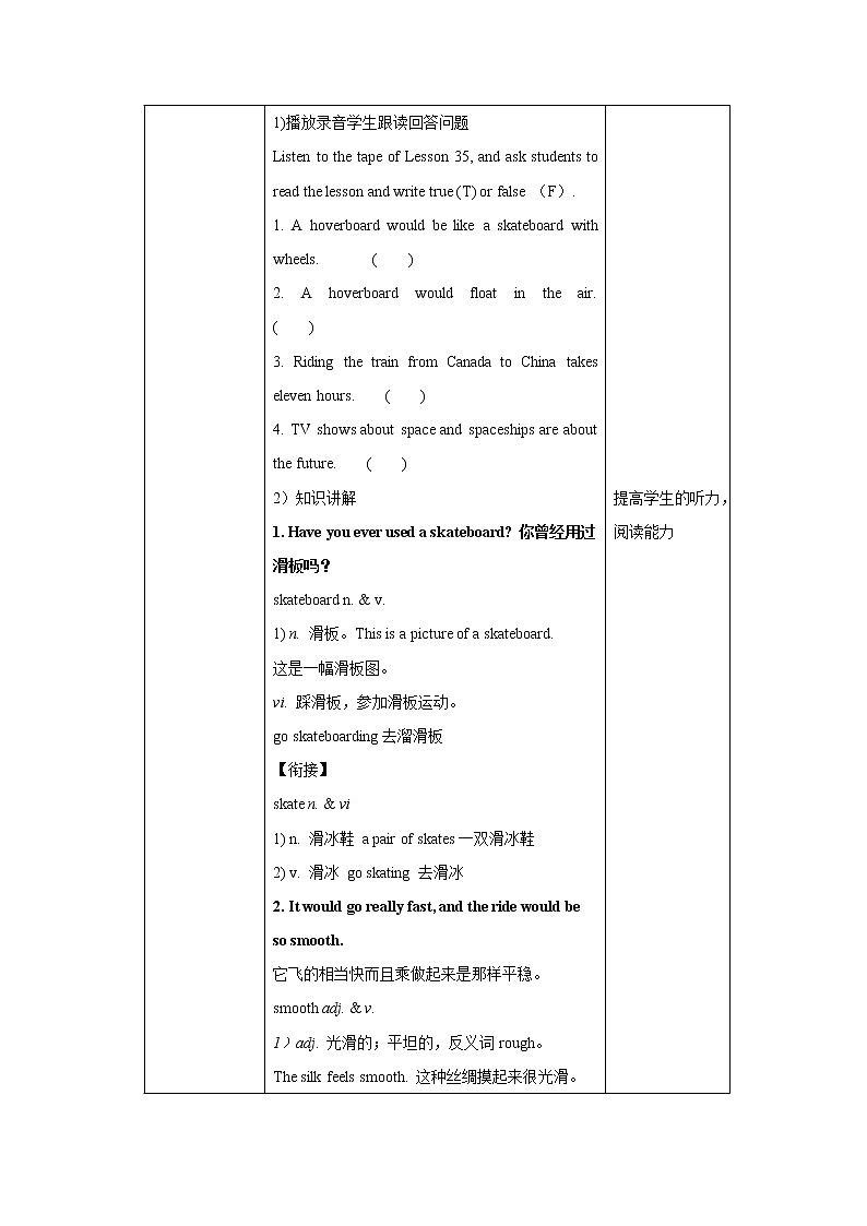 冀教版英语八年级上册 Lesson 35 课件+教案+练习02