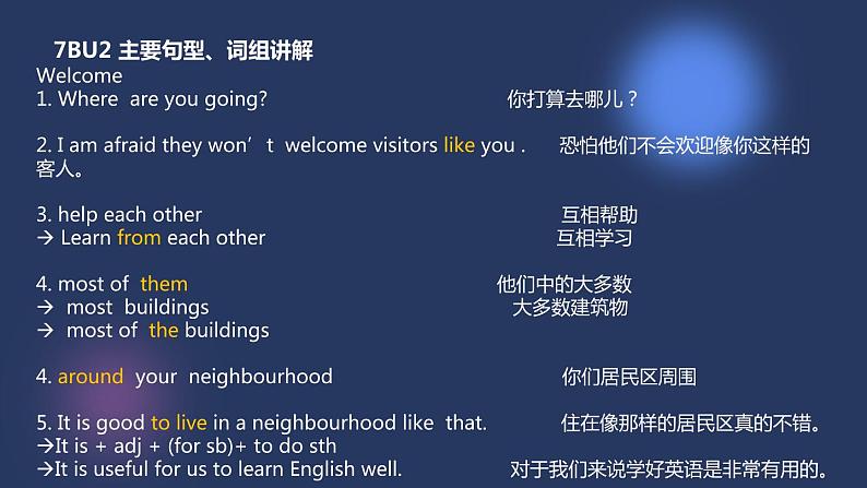 牛津译林版七下英语7B Unit 2 Revision复习课件+试卷07