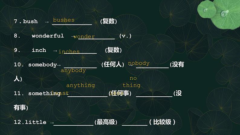 牛津译林版七下英语7B Unit 5 Revision复习课件+试卷03