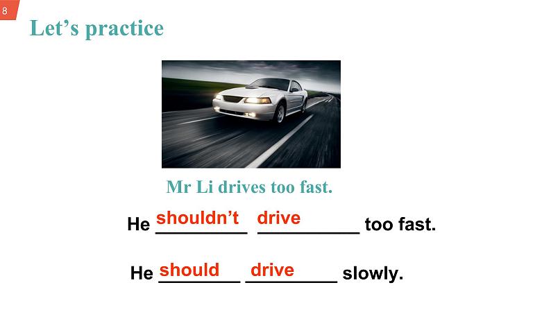 初中英语 外研（新标准）版 八年级上册Module 1 How to learn English Unit 2 You should smile at her教案+课件+同步练习（含答案）08