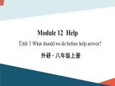 初中英语 外研（新标准）版 八年级上册Module 12 Help Unit 1课件+教案+同步练习（含答案）