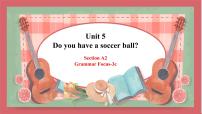 2021学年Unit 5 Do you have a soccer ball?Section A教课内容课件ppt