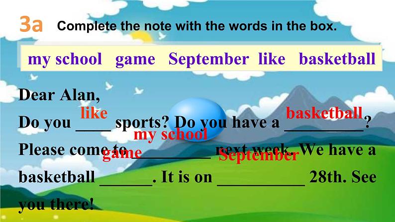 人教新目标版英语七年级上册Unit 8 Section B 3a-Self check课件03