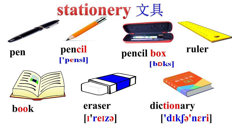 人教版七年级英语上册Unit 3 Is this your pencil Section A 1a-1c 课件03