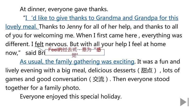 Lesson 16 Happy Thanksgiving!课件2021-2022学年冀教版英语八年级上册04