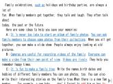 Lesson 14 Happy Memories课件 2021-2022学年翼教版英语八年级上册