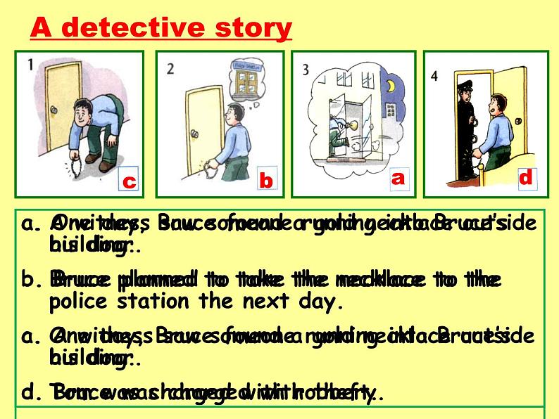 牛津译林版英语九年级上Unit 8 Task A detective story (共20张PPT)课件PPT05