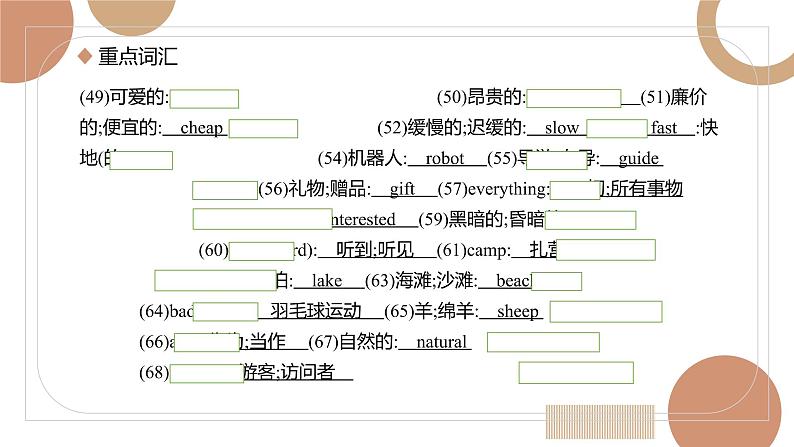 【人教版英语中考】【2022年中考英语一轮复习】七年级下册 unit10-12 基础知识梳理课件PPT第7页