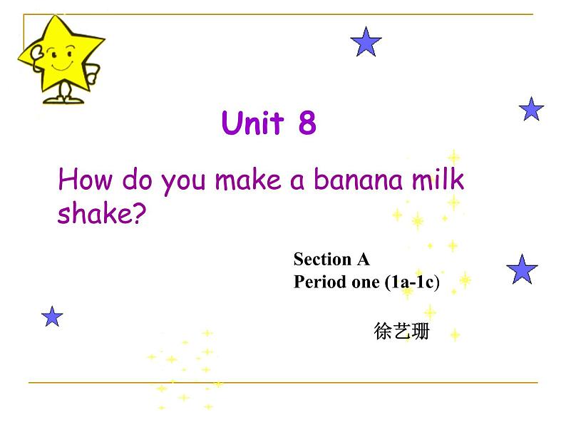 Unit8 Section A 1a-1c课件 2021-2022学年人教版英语八年级上册03