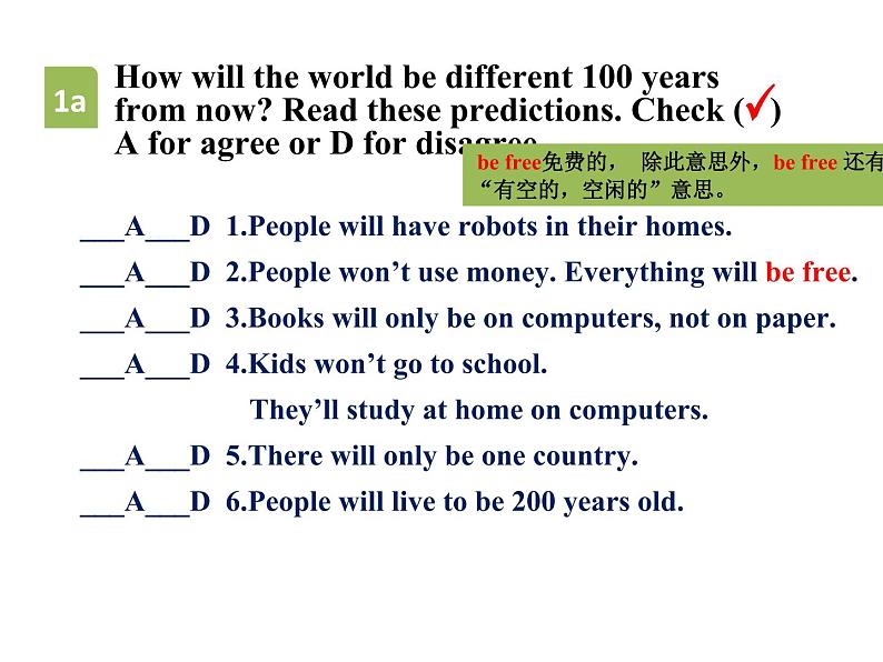 Unit7 SectionA(1a-2d)课件-2021-2022学年人教版八年级英语上册06