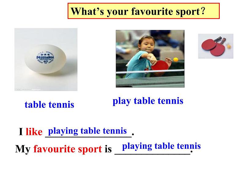 Starter Module 4 My everyday life Unit 3 What 's your favourite sport 课件2021-2022学年外研版英语七年级上册第7页