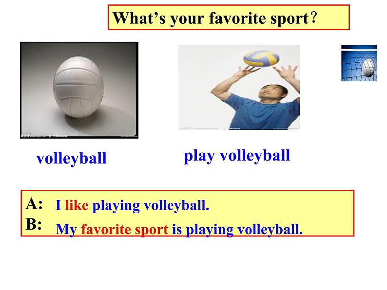 Starter Module 4 My everyday life Unit 3 What 's your favourite sport 课件2021-2022学年外研版英语七年级上册第8页