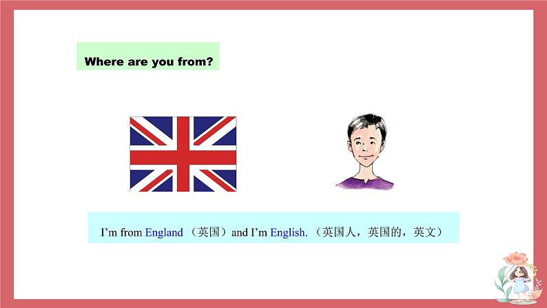 2021-2022学年初中英语七年级上册外研版Unit 1 Nice to meet you.课件07