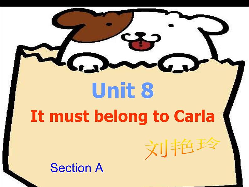 人教版英语八年级上册课件Unit8 SectionA01