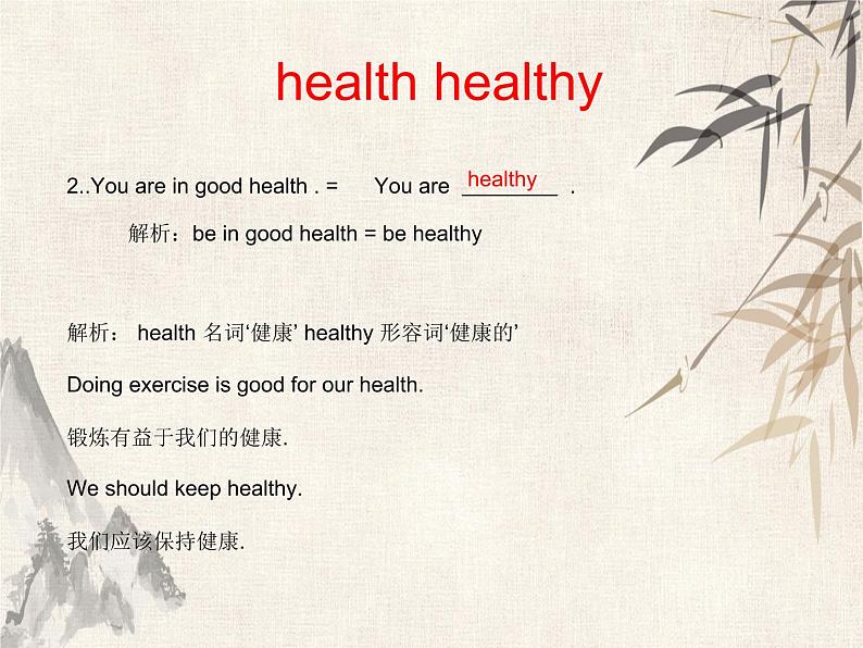 牛津译林版中考英语一轮考点复习（合集）之 ---happy _health_happen_have fun课件PPT第6页