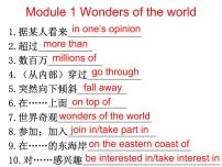 期末复习之Modules1-6基础知识课件-2021-2022学年外研版九年级英语上册