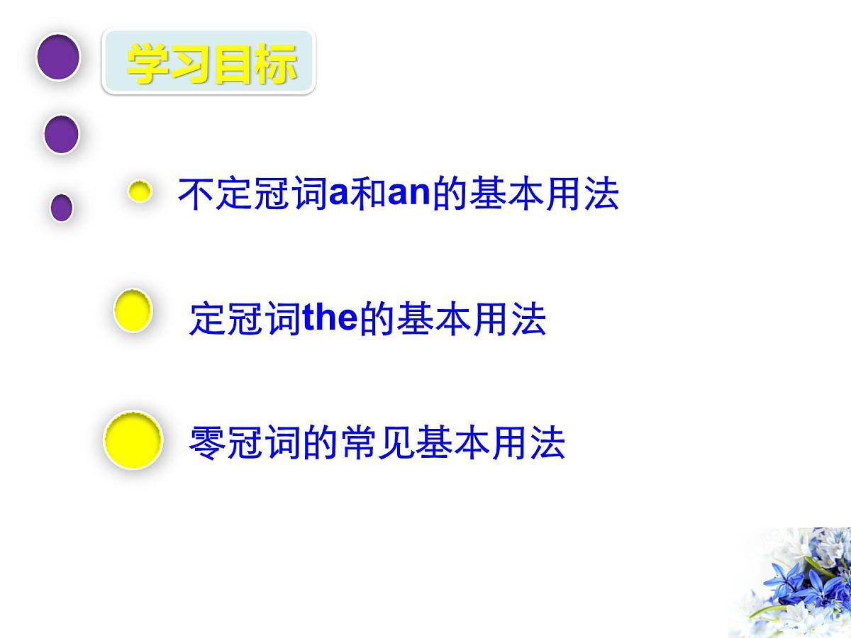 2021年人教版九年级英语中考复习   冠词的专项复习课件PPT第3页