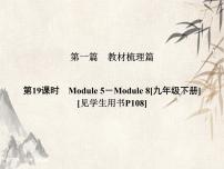 2021届中考英语复习讲义课件：九下　Module 5－Module 8 (共29张PPT)