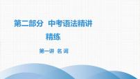 2021年广东中考英语复习课件：语法训练 第一讲  名　词(共19张PPT)