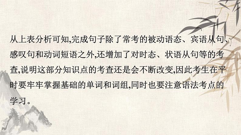 2021年广东中考英语复习课件：题型训练 第六节 完成句子(共100张PPT)第7页