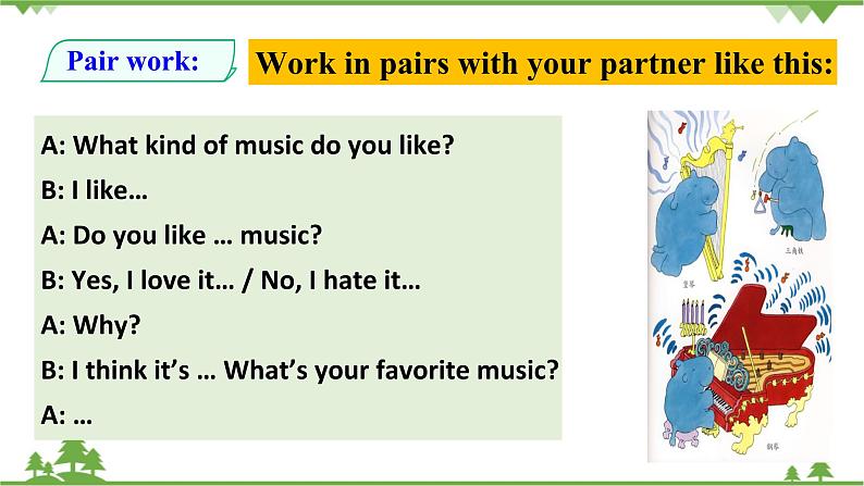 Unit 3 Our hobbies Topic 2 What sweet music!Section D 课件第6页